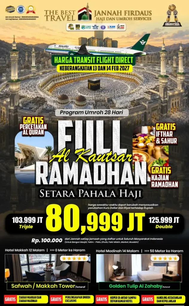 Umroh Full Ramadhan Al Kautsar – 28 Hari